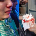 Airhostess attacked