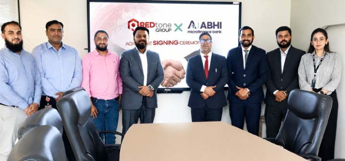 ABHI Microfinance Bank to provide employee banking solution to REDtone Group