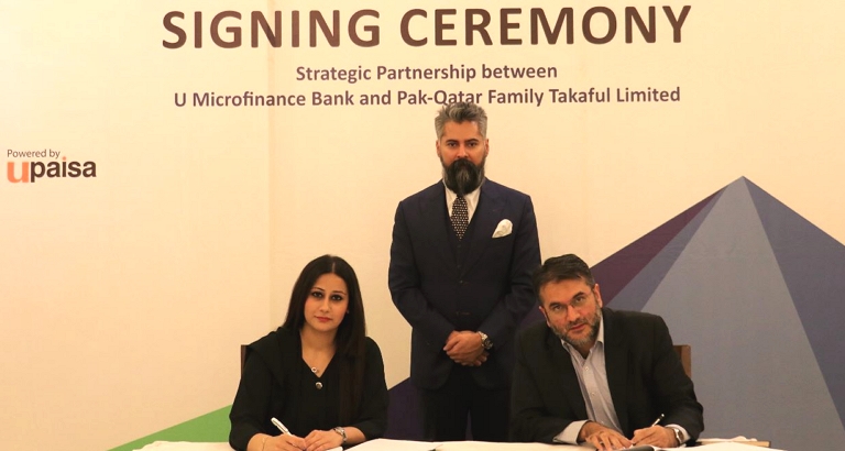 PQFTL and U Microfinance Bank sign BancaTakaful Agreement