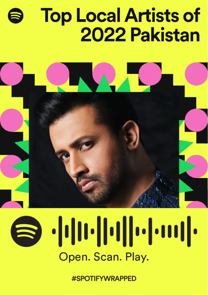Spotify Wrapped 2022 Is Here: Atif Aslam and Talha Anjum ranked most-streamed Pakistani Artists of the Year