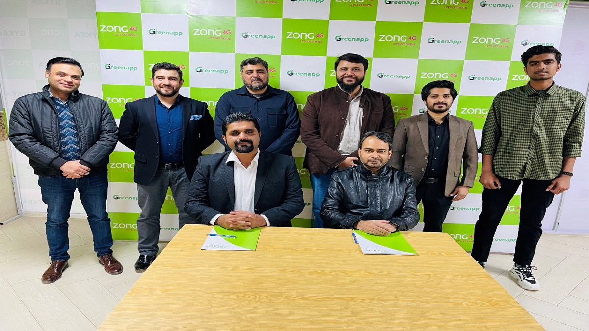 Zong 4G partners with Pakistan’s first intranet-based app, GreenApp, to offer exclusive services to customers.