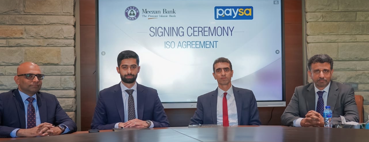 Meezan Bank Sing Strategic MoU with PaySa to expand Point of Sale Payment Services