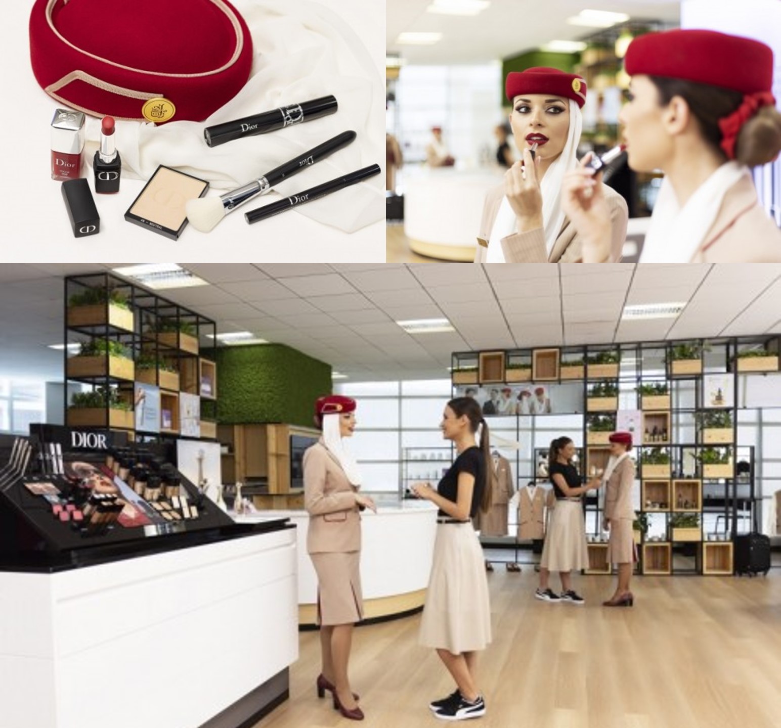 Emirates launches collaboration with Dior Beauty and Davines inaugurating exclusive beauty hub for cabin crew