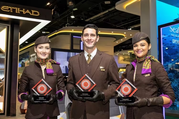 Etihad Airways wins Hat trick of 2023 Business Traveller Awards