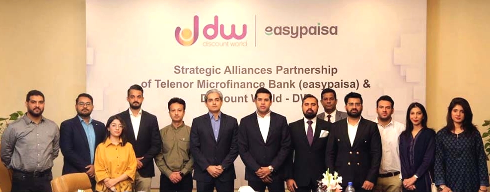 Discount World DW Partners with Telenor Microfinance Bank Easypaisa for Strategic Alliance