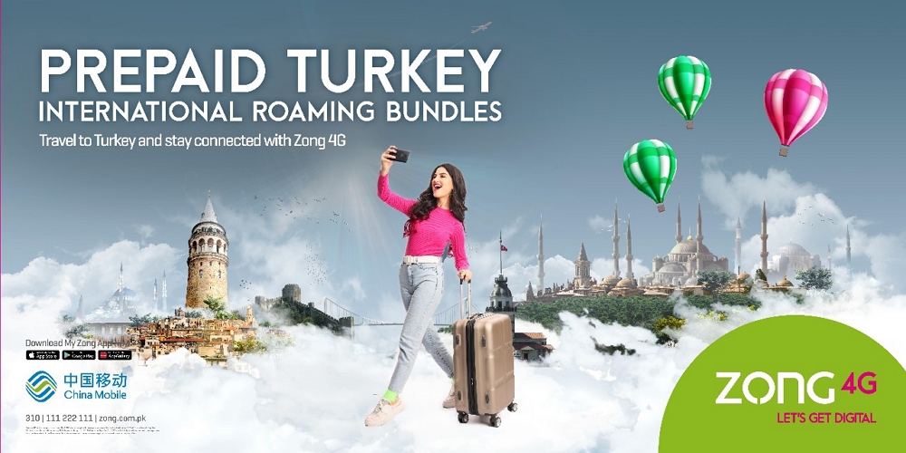 Get Ready to Travel to Turkey with Zong 4G’s innovative new Roaming Offers!