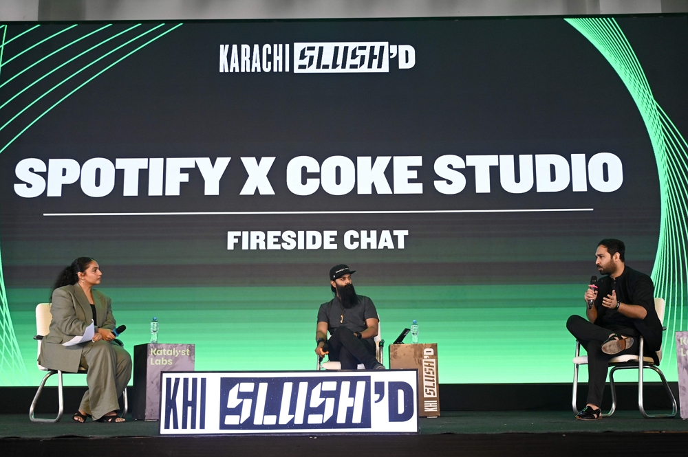 Karachi Slush'D hosts a fireside chat between Spotify and Coke Studio