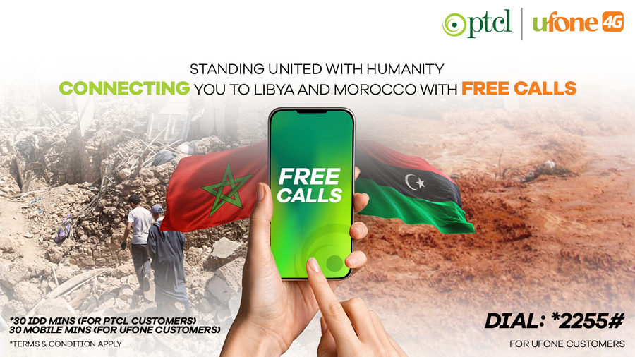 PTCL Group extends a compassionate hand to Pakistanis affected by recent natural disasters in Morocco and Libya