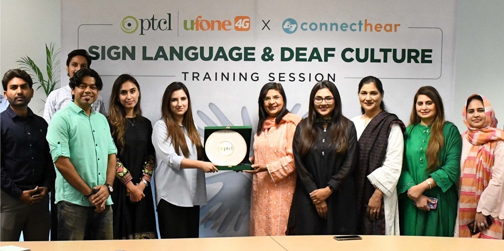 PTCL Group collaborates with ConnectHear to conduct sign language training