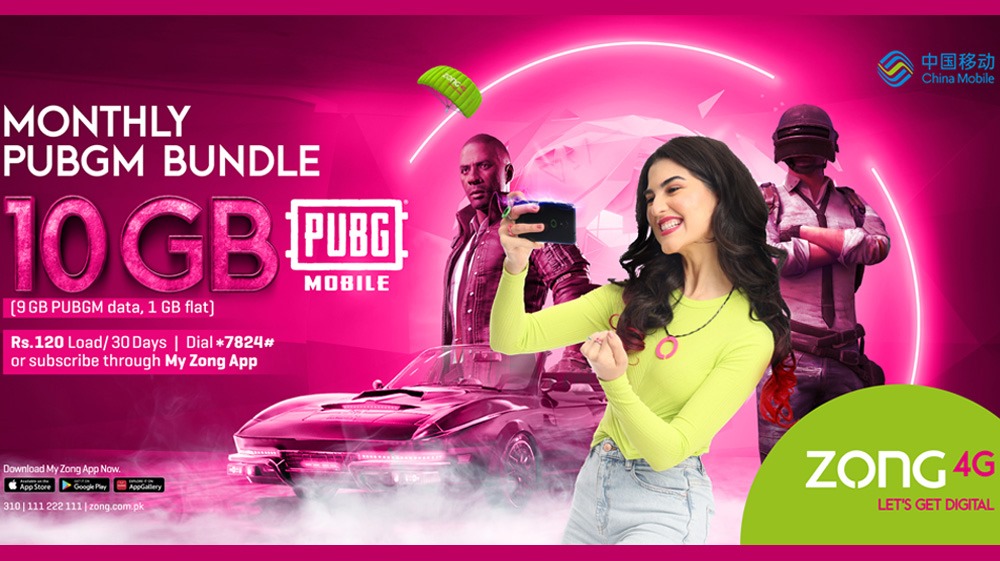 Zong 4G’s Exclusive PUBG Mobile Bundle is the perfect partner on every gamer’s journey to victory!
