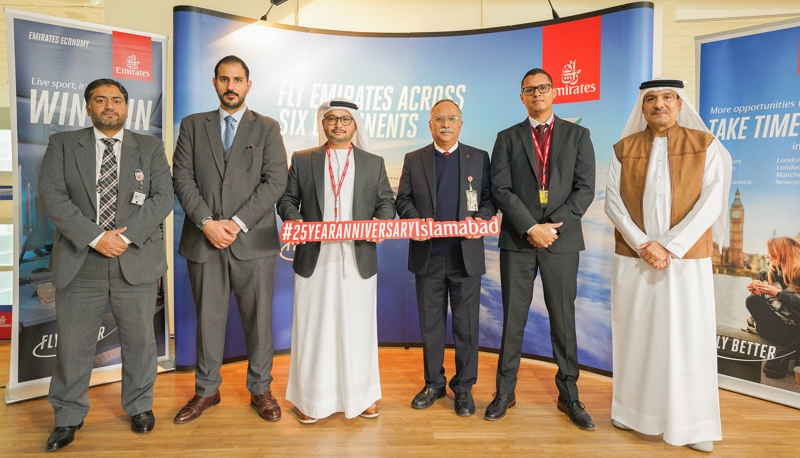 Emirates Marks 25 Years of Operations in Islamabad and Lahore
