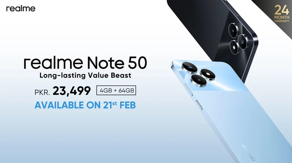 realme Note 50 Available in Pakistan for PKR 23,499