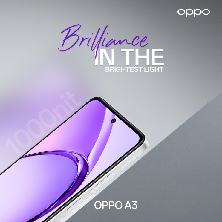 OPPO A3: A Step Ahead in Design, Slimness, and Brightness
