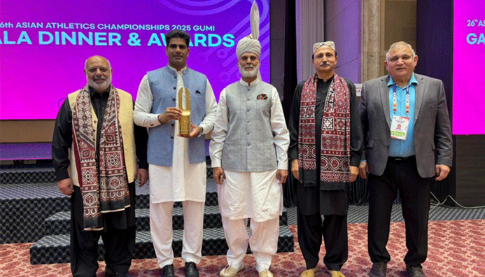 Arshad Nadeem Named Best Asian Athlete at Ceremony in South Korea