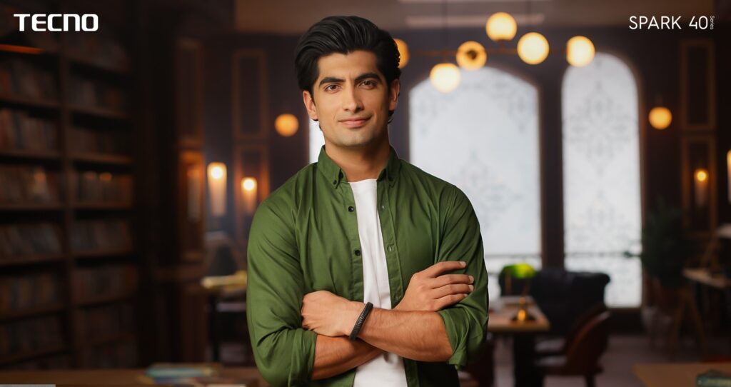 Naseem Shah Continues His Partnership with TECNO for its Upcoming Spark 40 Series