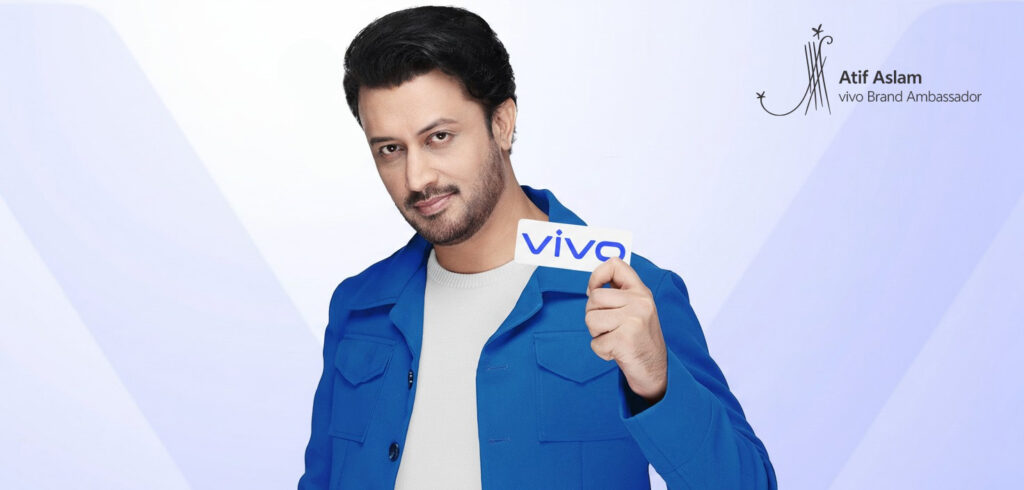 Top Pakistani Singer and Actor, Atif Aslam joins hands with vivo for the launch of the highly anticipated V Series