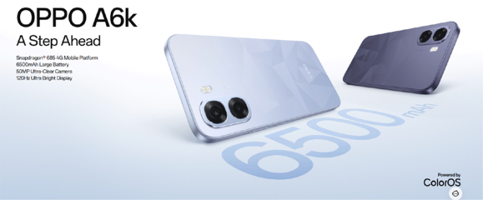 OPPO A6K A Reliable and Smooth Partner for Everyday Life