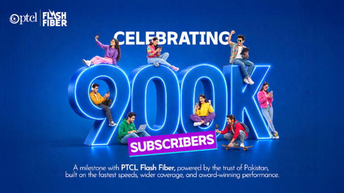 PTCL Flash Fiber surpasses 900,000 subscribers, reinforcing leadership in Pakistan's fiber broadband market