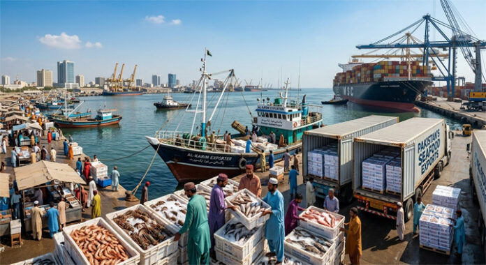 Pakistan’s Seafood Exports Hit Record $568 Million in FY 2025-26, Says Maritime Minister