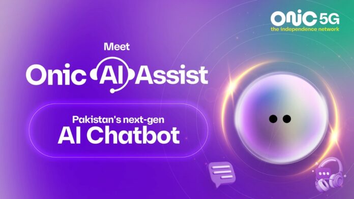 Onic Launches AI Assist, Pakistan's First Intelligent In-App Chat Companion for Mobile Support