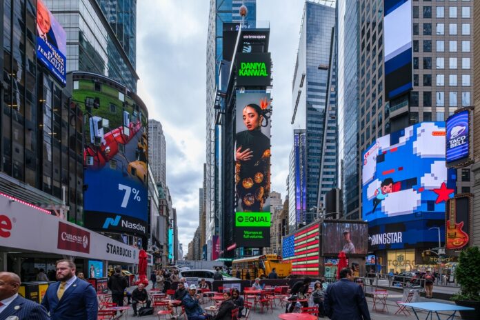 Daniya Kanwal Lights Up New York’s Times Square as Spotify’s EQUAL Pakistan Ambassador for Q3 2026