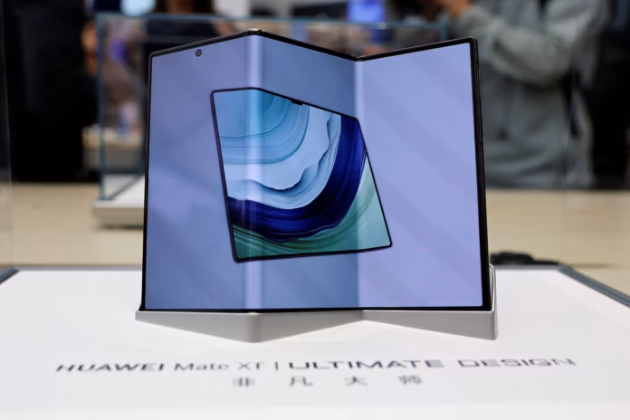 Huawei launched a new version of its flagship foldable smartphone