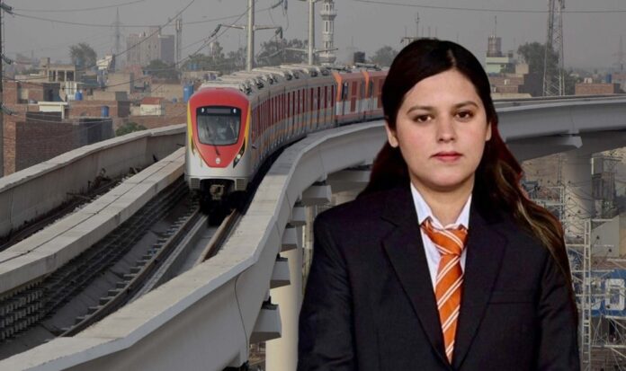 Nida Saleh Becomes Pakistan’s First Female Orange Line Metro Train Driver