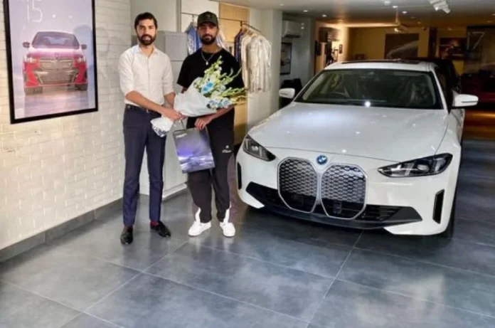 Pakistan Cricket’s Rising Star Shamyl Hussain Adds BMW i4 to His Collection