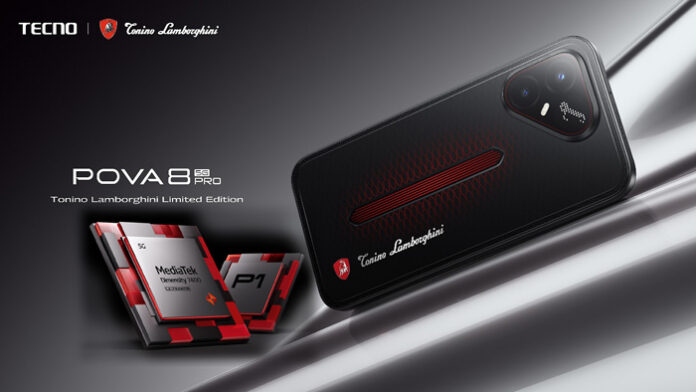TECNO Launches POVA 8 Pro 5G Tonino Lamborghini Limited Edition